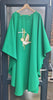 SECOND-HAND GREEN CHASULE & STOLE - XUPL2/3QB
