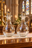 St Rose design glass cruets