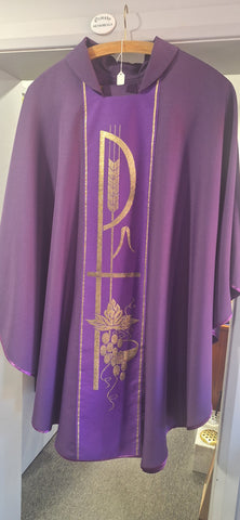 SECOND-HAND CHASUBLE AND STOLE - XUPK8/5D