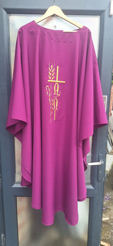 SECOND-HAND CHASUBLE AND STOLE - XUPL2/3QD