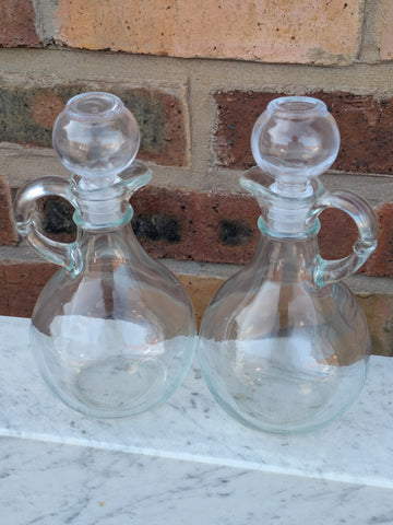 St Roque design glass cruets