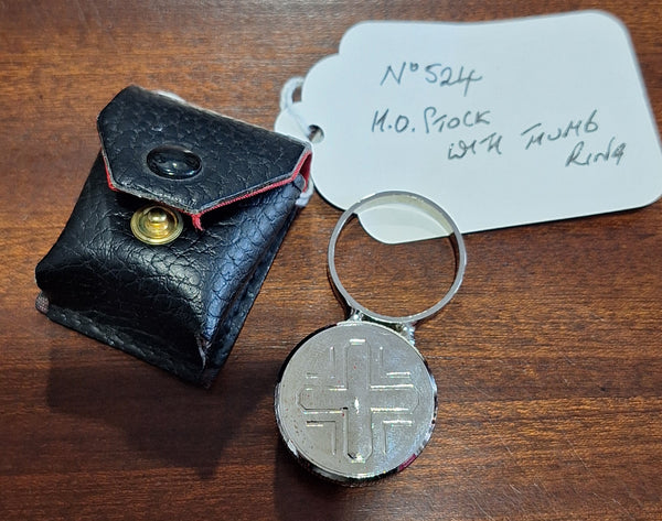 NO. 524 HOLY OIL STOCK WITH THUMB RING