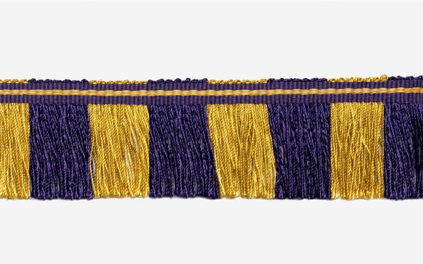 INTERSPERSED VIOLET/GOLD FRINGE