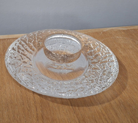 Secondhand Glass Candleholder - ref XUP/CSG