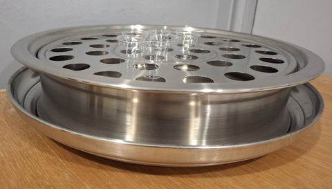 Secondhand Communion Cup Holder,Tray & Cups - XUP/LP6