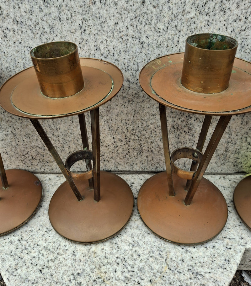 Secondhand 4 x Candlesticks - ref XUPC5/5
