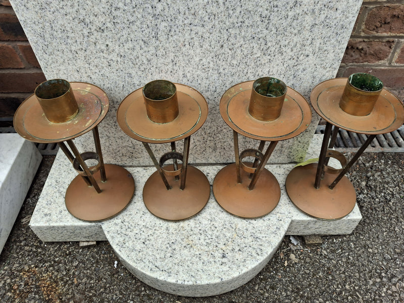 Secondhand 4 x Candlesticks - ref XUPC5/5