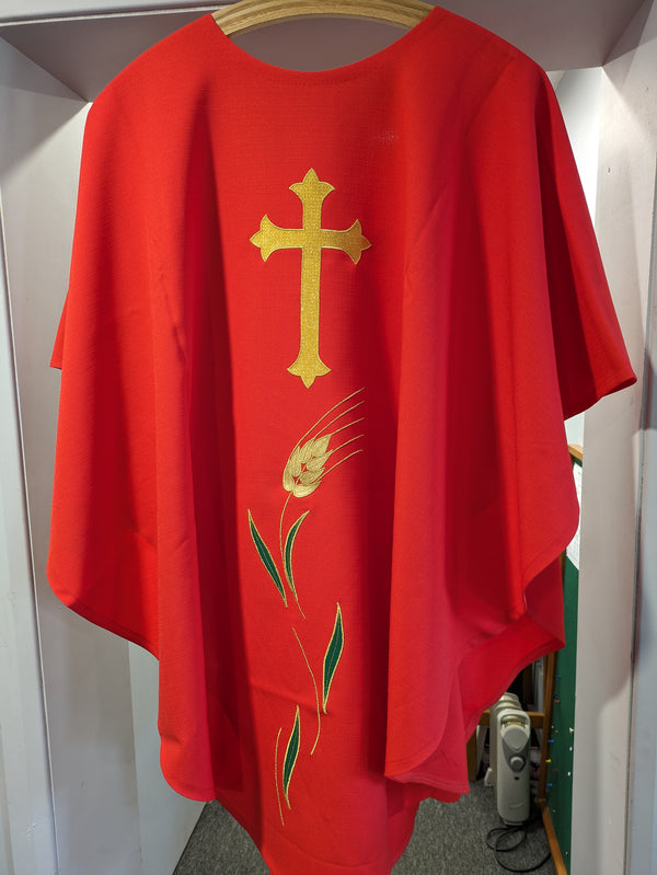 Secondhand Chasuble & Stole - ref XUPCROSS