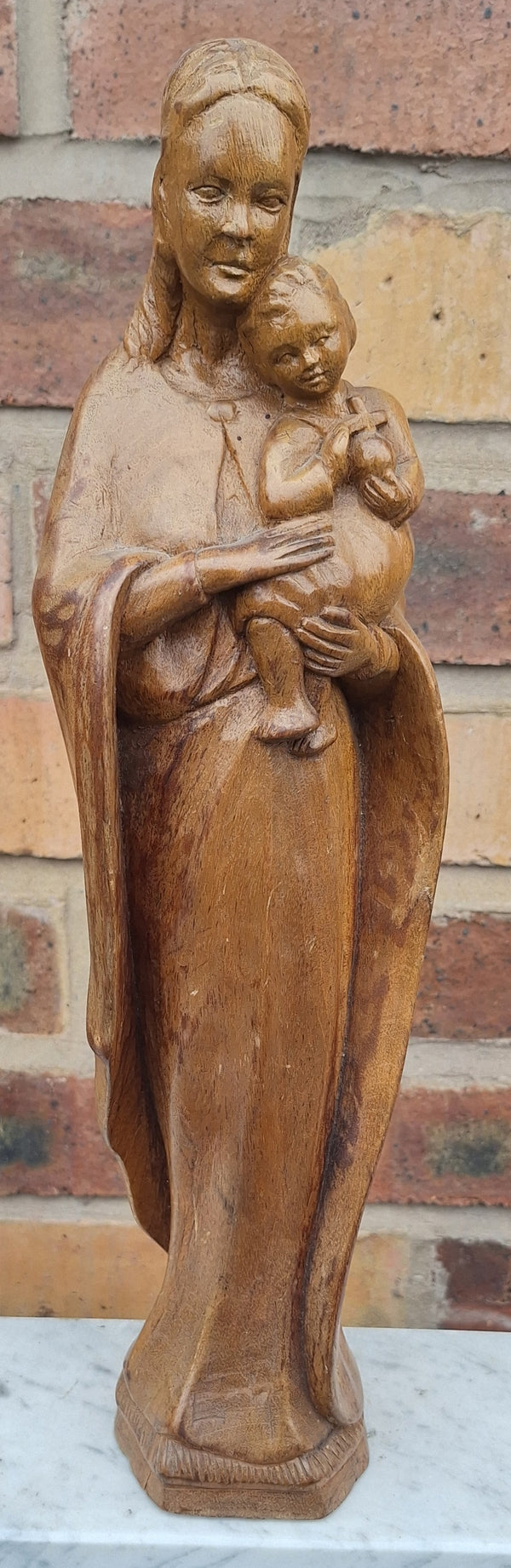 SECOND-HAND OUR LADY AND CHILD STATUE - XUPH2/4M