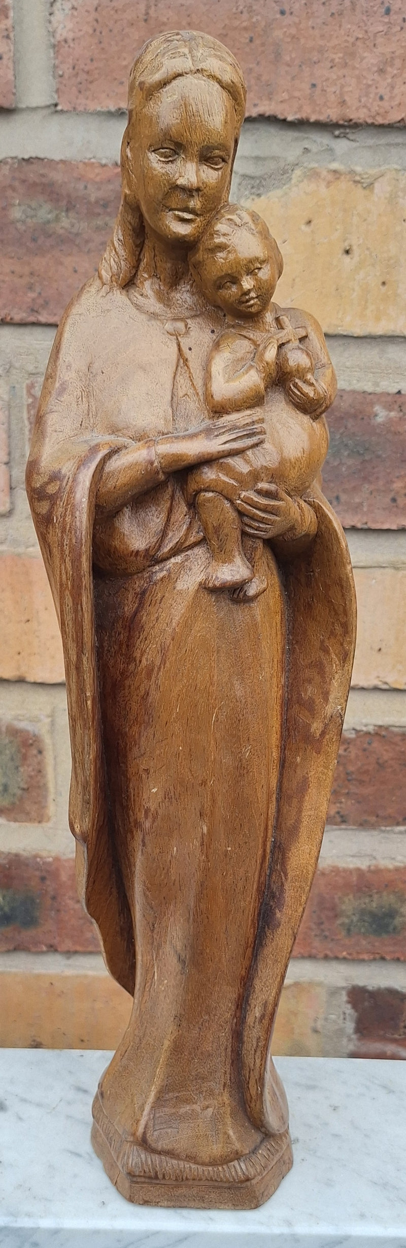 SECOND-HAND OUR LADY AND CHILD STATUE - XUPH2/4M