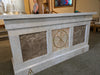 Secondhand Altar & Pedestal in white Carrara marble - ref XUPJ10/3