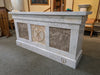 Secondhand Altar & Pedestal in white Carrara marble - ref XUPJ10/3