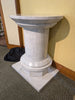 Secondhand Altar & Pedestal in white Carrara marble - ref XUPJ10/3