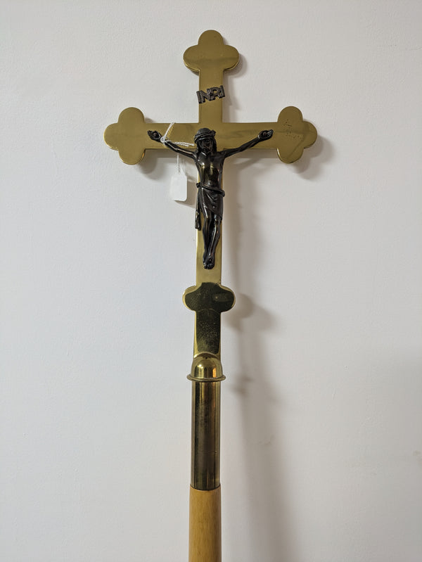 Secondhand Processional Crucifix - ref XUPJ10/3D