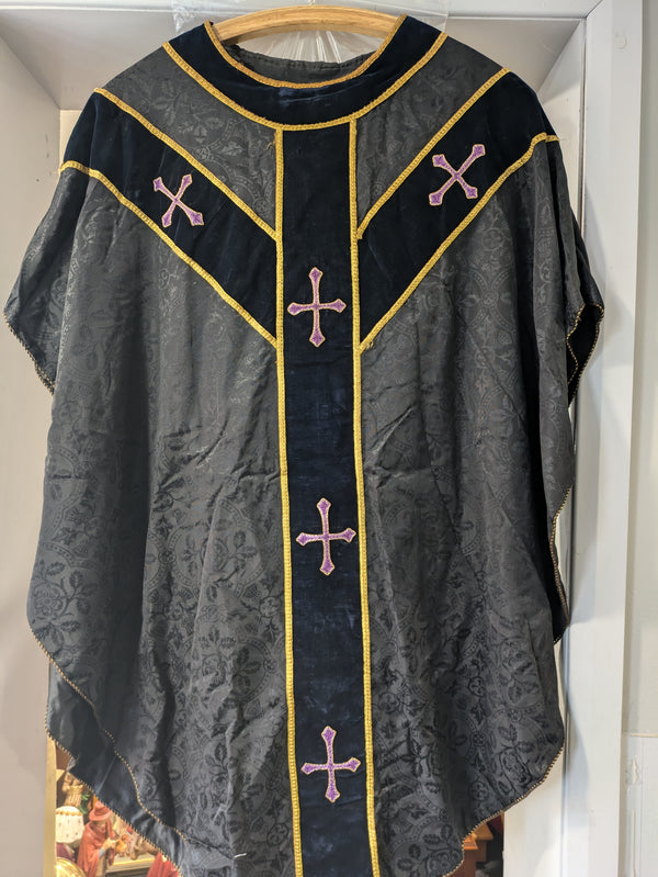 Secondhand Chasuble, Stole, Burse, Veil & Maniple - ref XUPK1/2PB