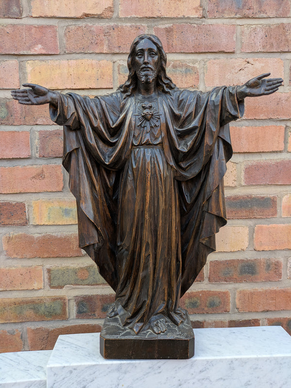 SECOND-HAND STATUE OF THE SACRED HEART - XUPK3/1B