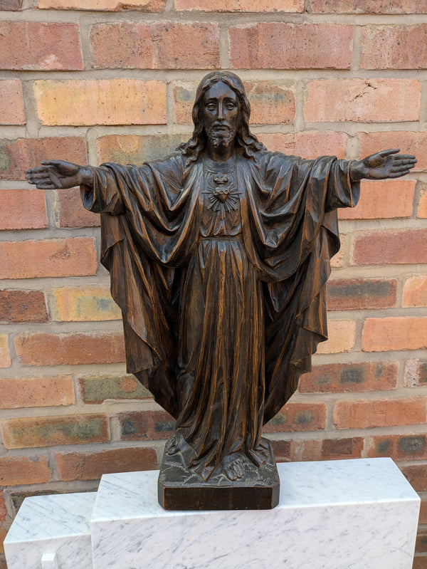 SECOND-HAND STATUE OF THE SACRED HEART - XUPK3/1B
