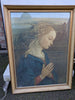 SECOND-HAND FRAMED PRINT OF 'THE VIRGIN AT PRAYER' - XUPK3/2G