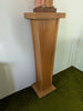 Secondhand 2 x statue pedestal - ref XUPK5/1D
