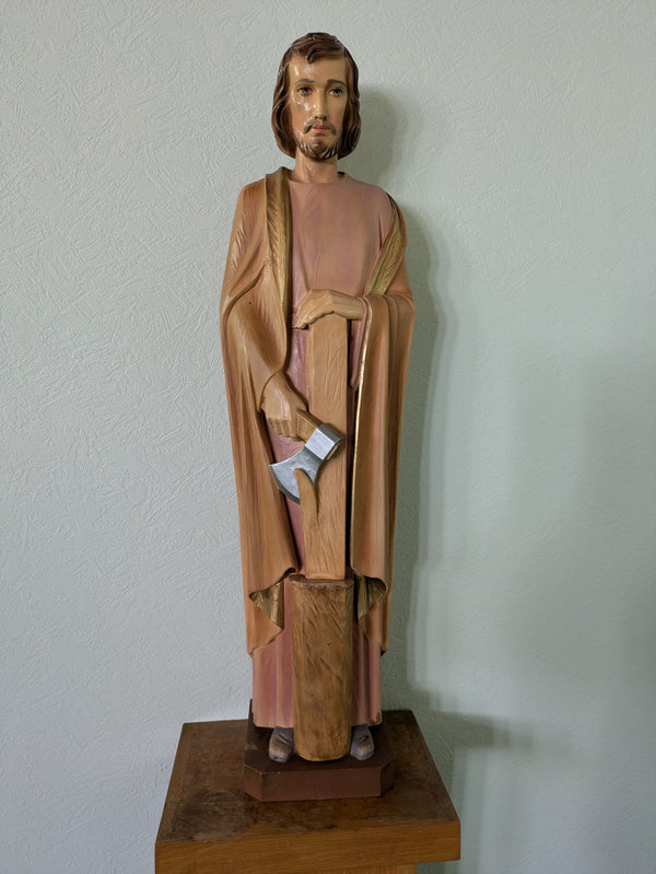 Secondhand 36" high Statue St Joseph - XUPK5/1JJ
