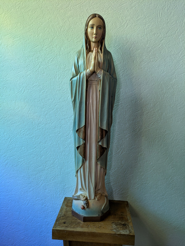 Secondhand 36" high Statue Our Lady - XUPK5/1JM