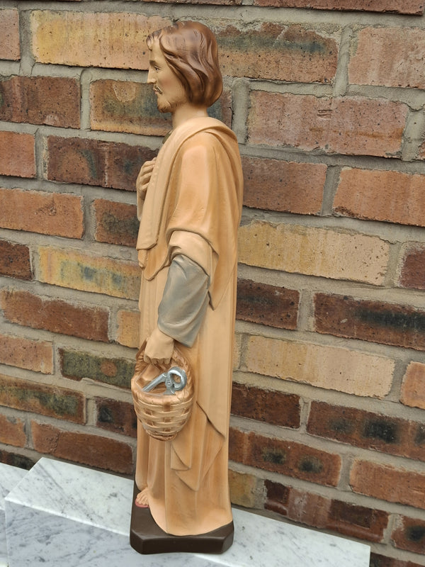 Secondhand Statue St Joseph the Worker - ref XUPK5/2A