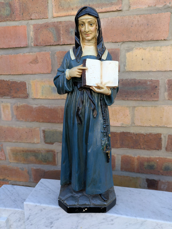 SECOND-HAND  STATUE OF ST LOUISE - XUPK5/2CA