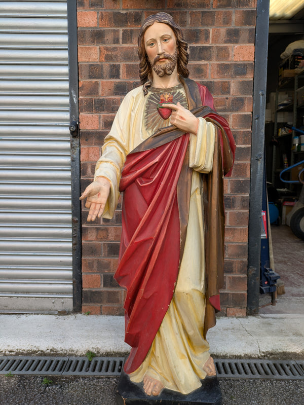 SECOND-HAND SACRED HEART STATUE - XUPK6/1 - UNDER OFFER