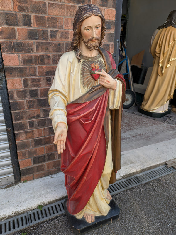 SECOND-HAND SACRED HEART STATUE - XUPK6/1 - UNDER OFFER