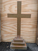 SECOND-HAND STANDING BRASS CROSS - XUPK6/3A