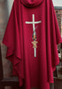 SECOND-HAND FULL GOTHIC CHASUBLE AND STOLE - XUPK9/1C
