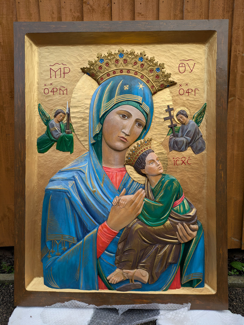 SECOND-HAND OUR LADY OF PERPETUAL SUCCOUR PLAQUE - XUPK9/2