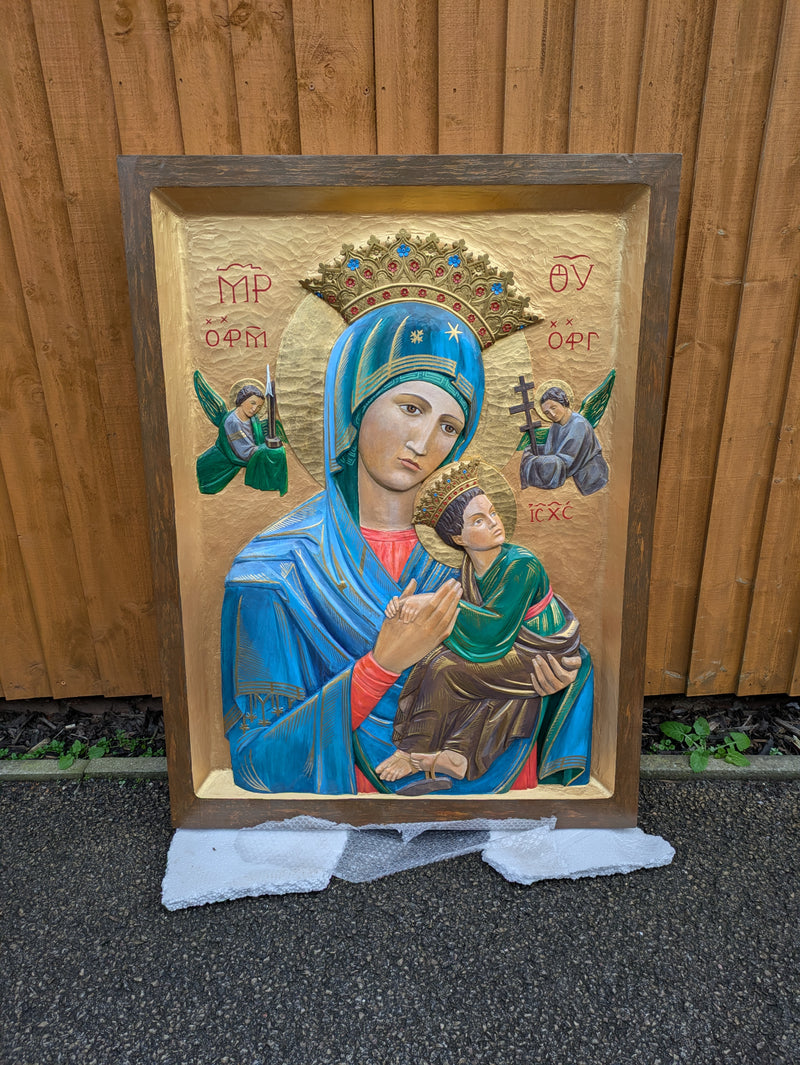 SECOND-HAND OUR LADY OF PERPETUAL SUCCOUR PLAQUE - XUPK9/2