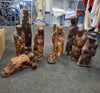 Secondhand Carved Wood Crib Set - ref XUPL2/2E