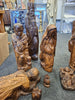 Secondhand Carved Wood Crib Set - ref XUPL2/2E