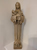 SECOND-HAND STATUES OF OUR LADY & CHILD AND ST JOSEPH THE WORKER - XUPL2/1E