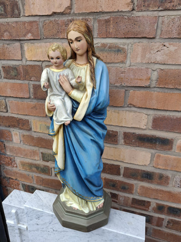 Secondhand Statue Our Lady & Child - ref XUPL3/4A - UNDER OFFER