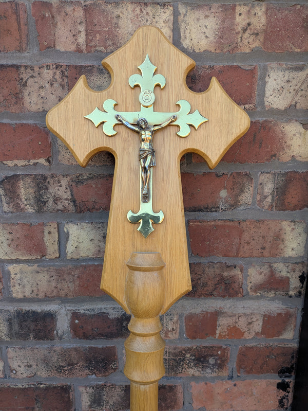 SECOND-HAND PROCESSIONAL CRUCIFIX - REF:  XUPL40