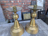 SECOND-HAND BRASS CANDLESTICKS - XUPLMC116