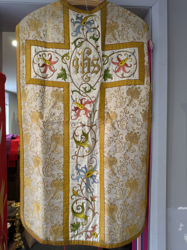 Secondhand Roman Style Chasuble & Stole - ref XUPUK2025