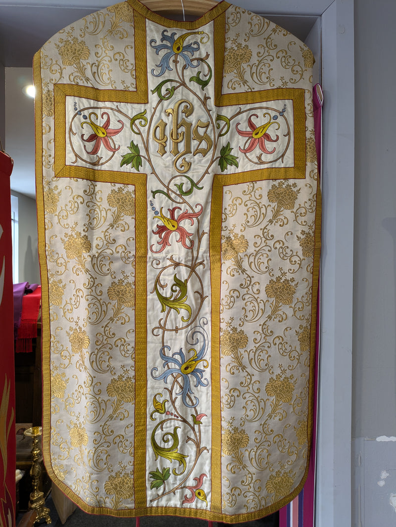 Secondhand Roman Style Chasuble & Stole - ref XUPUK2025
