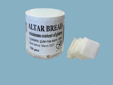 SQUARE ALTAR BREADS (VERY LOW GLUTEN)