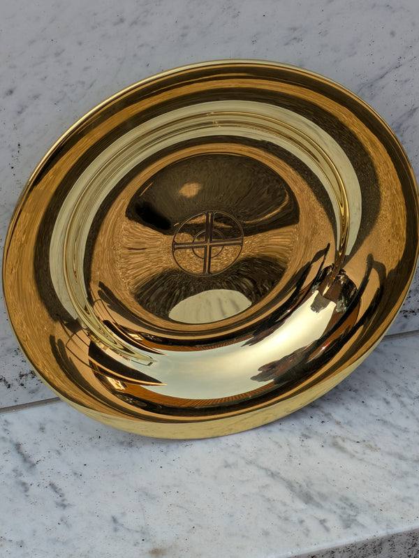 SECOND-HAND 12" ALMS DISH - XUP12"