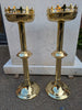 SECOND-HAND BRASS CANDLESTICKS - XUPL1/3E - UNDER OFFER