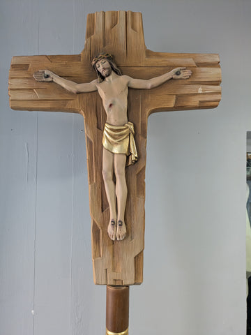 SECOND-HAND PROCESSIONAL CRUCIFIX - XUPL3/5D