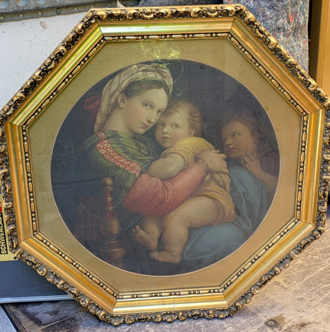 SECOND-HAND PRINT OF OUR LADY AND CHILD - XUPL6/1F