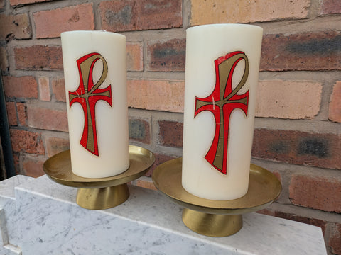 SECOND-HAND ALTAR CANDLESTICKS - XUPL6/2DA
