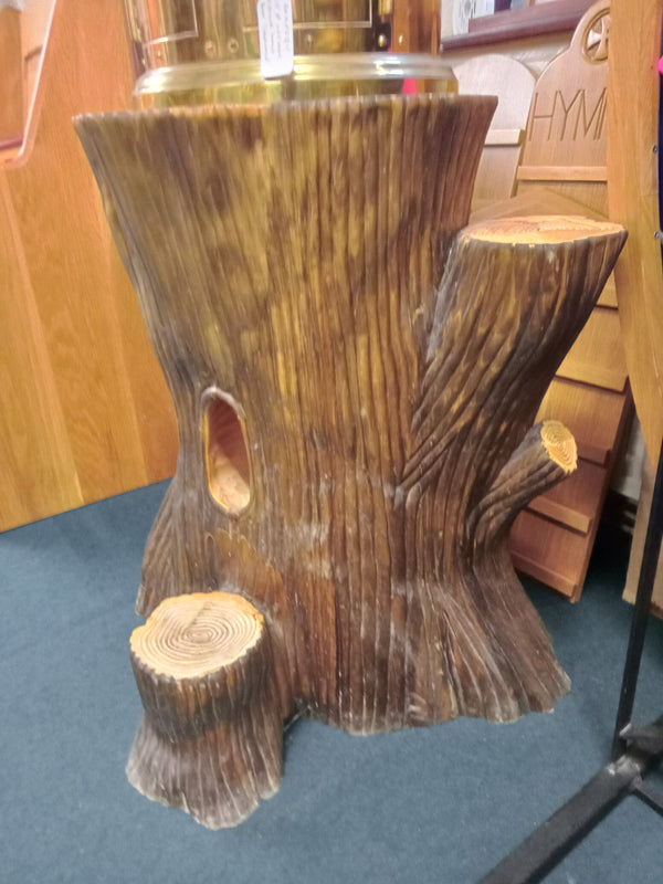 CARVED TIMBER PEDESTAL (XUPI5/1L)